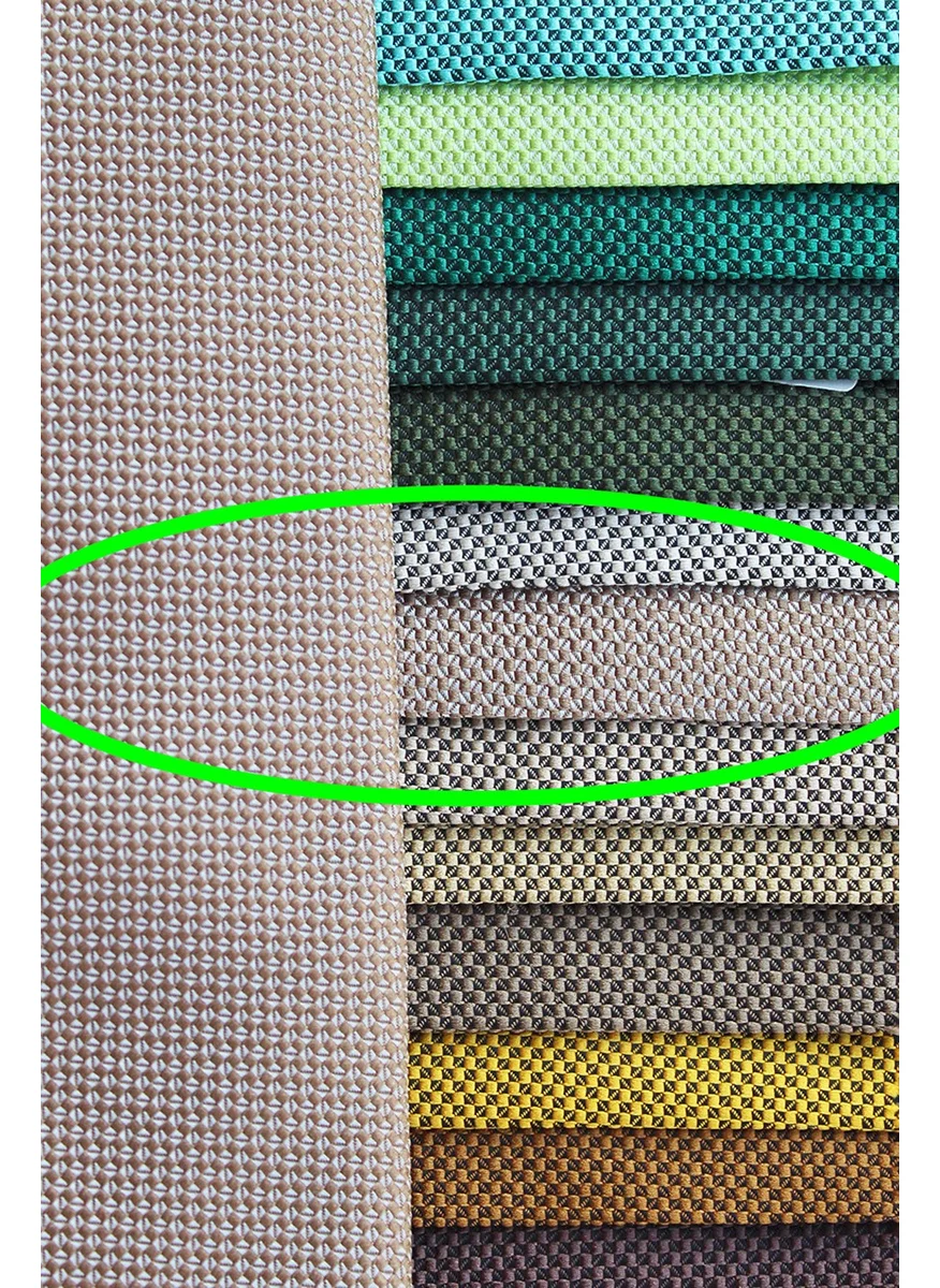 Varetta Men's Milk Brown Dobby Eyelet Pattern Narrow Handkerchief Tie