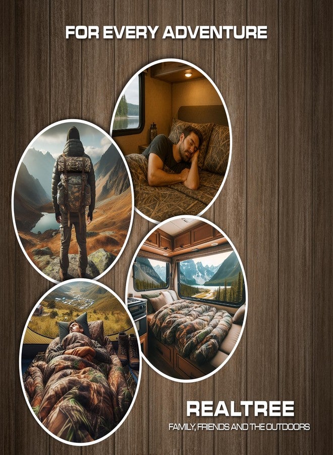 VISI-ONE Realtree APX Camo Full 3 Piece Comforter Set - All-Season Lightweight Microfiber Rustic Western Style Bedding for Hunters, Outdoor & Nature Lovers, Ideal for Cabin, Lodge, Mancave, Camp - Image 5