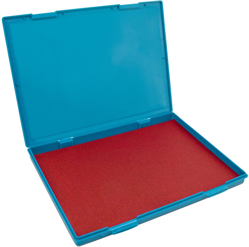 MaxMark Extra Large Red Ink Stamp Pad 825 x 115 Industrial Felt Pad Red Color