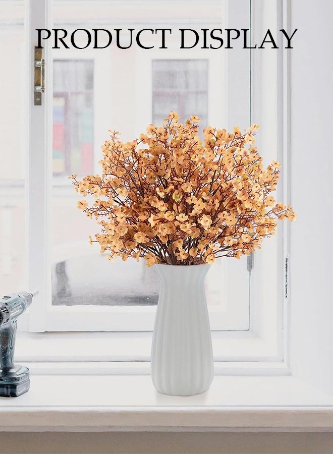 DUNISO 6 Pcs Artificial Flowers，Fake Gypsophila Flowers Bouquets，Artificial Babies Breath Flowers，Simulation Silk Flowers，Durable and Adjustable，for Hotel Home Office Kitchen Wedding DIY Farmhouse Décor  - Image 4