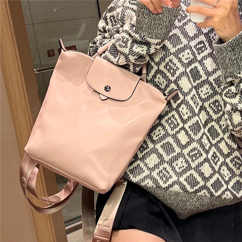 Longxiang Bag Minimalist Lightweight And Practical Commuting All-Match Backpack Delicate And Soft Backpack Large Capacity College Student Schoolbag - Image 4