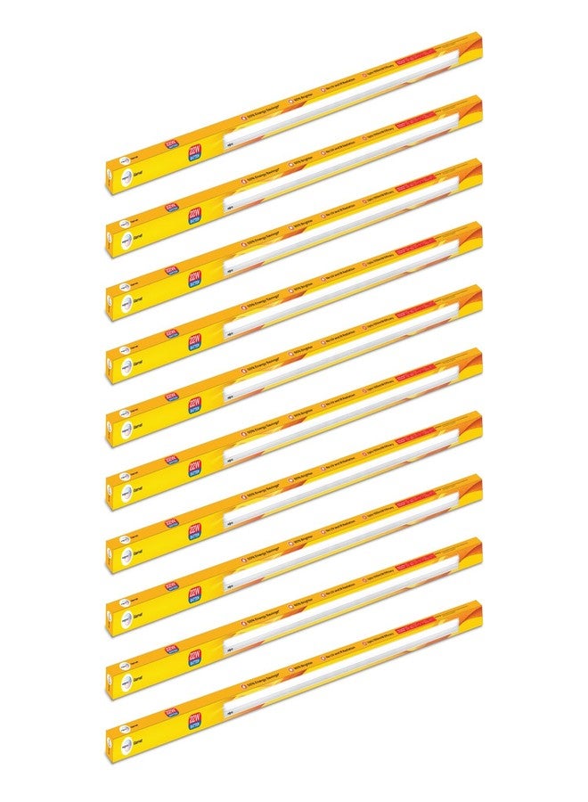 Wipro Garnet 22W LED Batten for Living Room & Bedroom | 4 Ft | Cool Day White (6500K) with 2200 lumen| Bright & Energy Efficient Tubelight for Home, Office, Showroom & Parking lot | Pack of 10 - Image 1