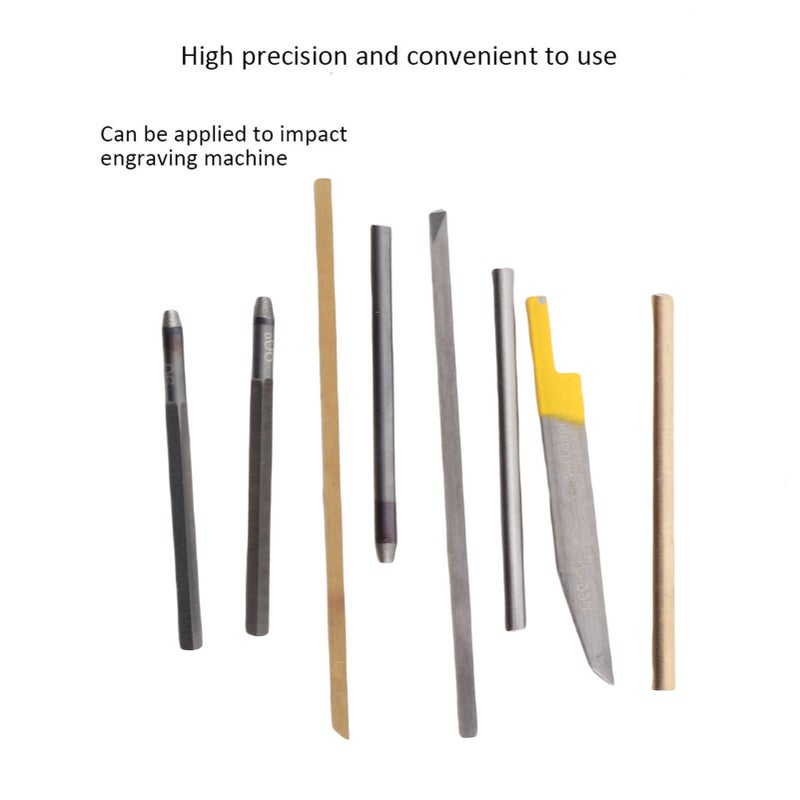 Engraving Cutting Bits for Pneumatic Impact Engraving Machine Jewelry Tool - Image 1
