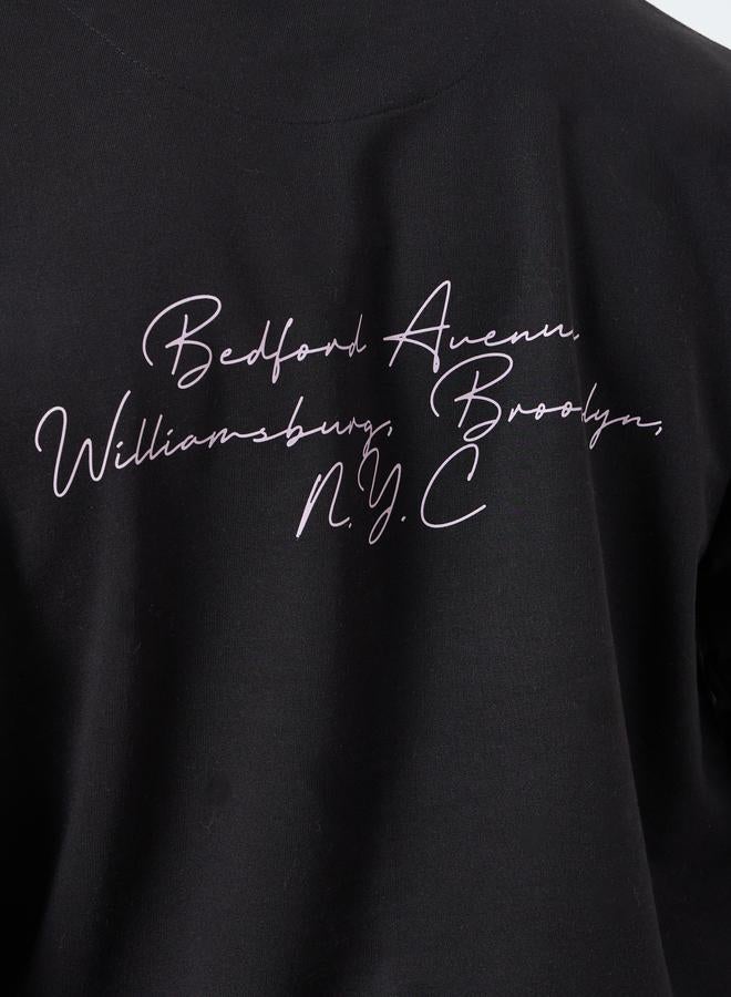 Styli Eco Earth Relaxed Fit Slogan Print Sweatshirt - Image 4