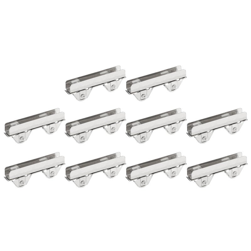 uxcell Sliding Patio Door Roller Assembly, 6mm Slotted Width Sliding Door Wheel Ball Bearings 48mm Length, Pack of 10 - Image 1
