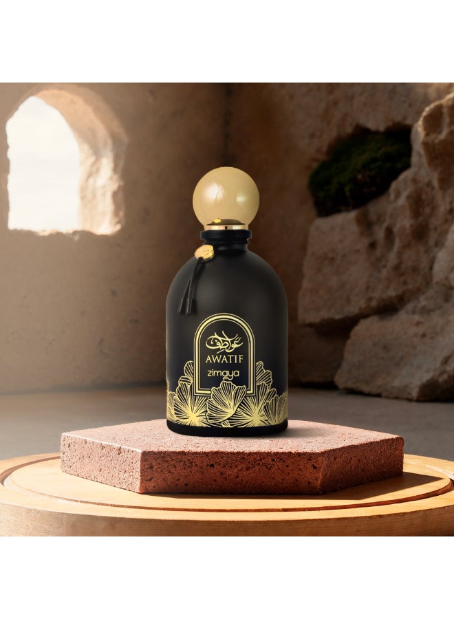zimaya عطر زيميا عواطف الأسود للرجال، 100 مل - Image 3