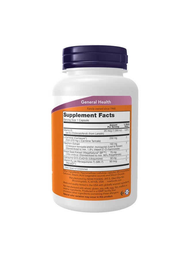 NOW Foods Supplements, Clinical Cardio, Cardiovascular Support*, Helps Maintain Blood Pressure Already Within the Healthy Range*, Clinically Validated Ingredients, 90 Veg Capsules - Image 2