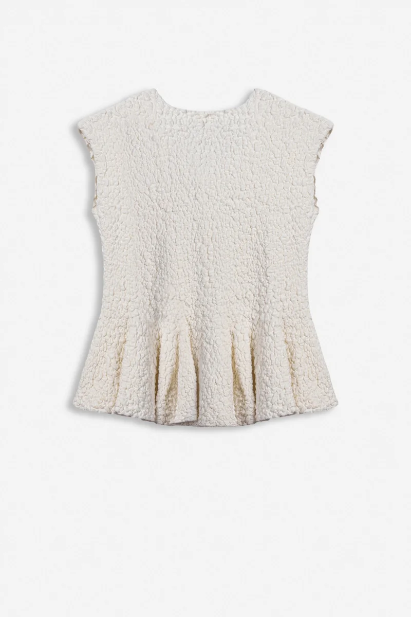 Nocturne  Accessory Detail Crew Neck Knit Top for Women | Best Price UAE