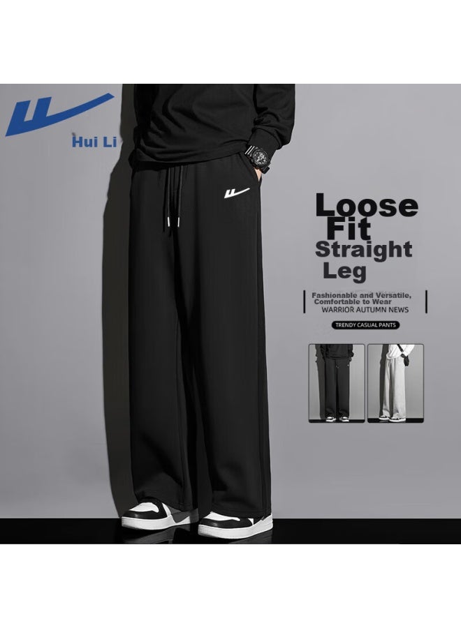 Warrior Men's Sweatpants, Spring And Autumn New Style, Straight-leg Loose Wide-leg Casual Pants, Breathable Loose Sweatpants For Men, Trendy - Image 1