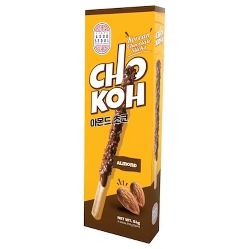 Good Seoul Popping Almond ChoKoh Korean Chocolate Sticks- 54gms