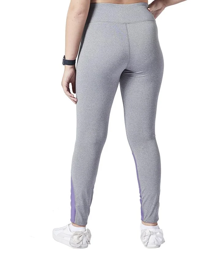 زيسي Girl's Mid-Rise Power-Mesh Reflective-Leggings