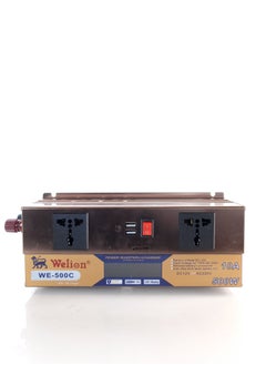 ويليون عاكس ويليون 12VDC To 220VAC - 500W + شاحن بطارية 10A  - Image 4
