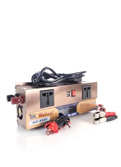 ويليون عاكس ويليون 12VDC To 220VAC - 500W + شاحن بطارية 10A  - Image 3