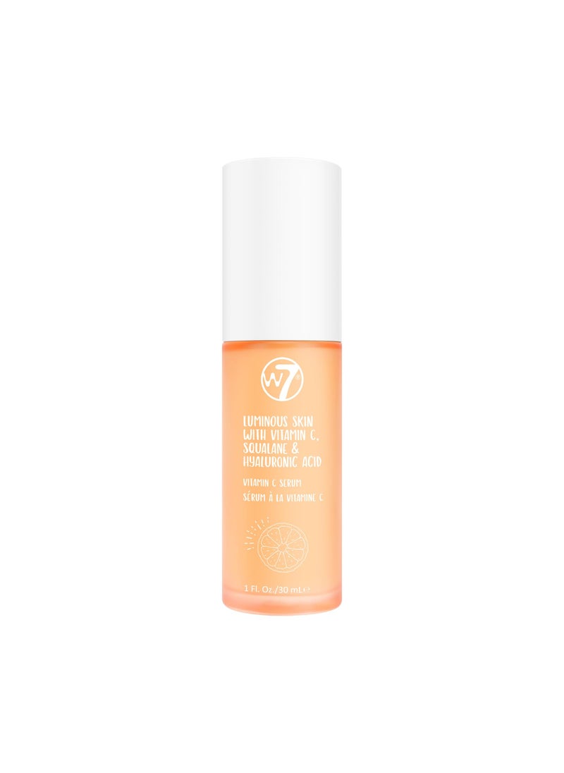 W7 W7 Luminous Skin Vitamin C Serum  Soft Hydrating Cream With Hyaluronic Acid 