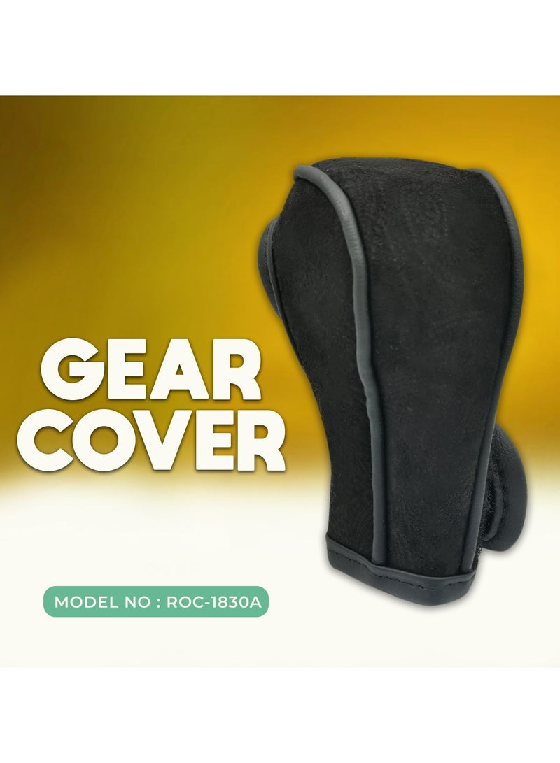 Roca Car Gear Knob Cover High Grade Car Gear Shift knob Cover Premium Quality ROC-1830A - Image 1
