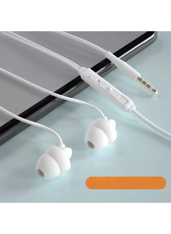 EBMINI New In Ear Sleep Soft Silicone Wired Earphones