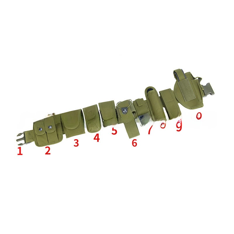 Tactical Belt Waist Seal Training Duty Gear Set Mud  - Image 4