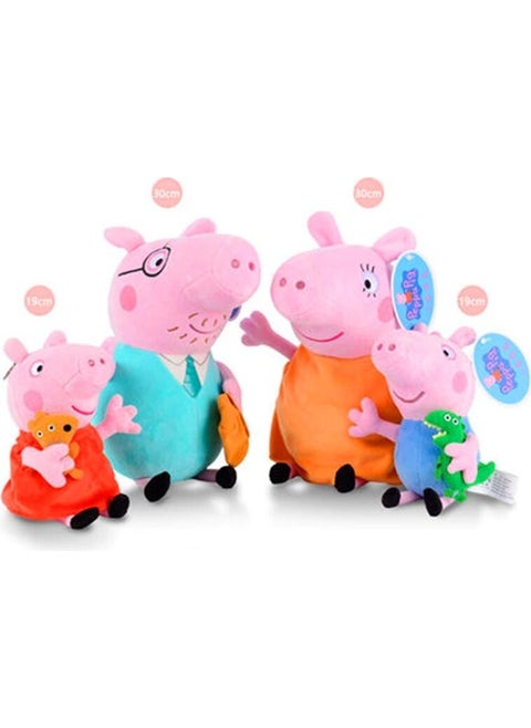 Set of 4 Peppa Pig Plush Toy Set