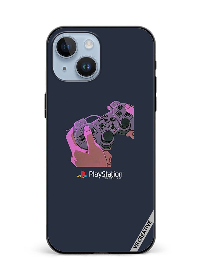 VR CREATIVE Protective Case Cover For Apple iPhone 15 Plus Playstation Design Multicolour - Image 1