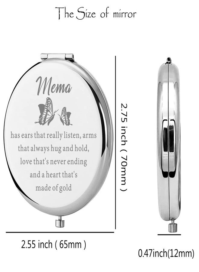 Lywjyb Birdgot Mema Makeup Mirror Grandma Birthday from Granddaughter (Mema Mirr) - Image 2