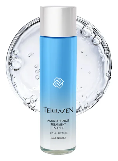 Terrazen Korean AQUA Face Skin Care Deep Moisturizing Nourishing Hydrating Essence - Anti Aging Facial Care Serum - Reduce Wrinkle
