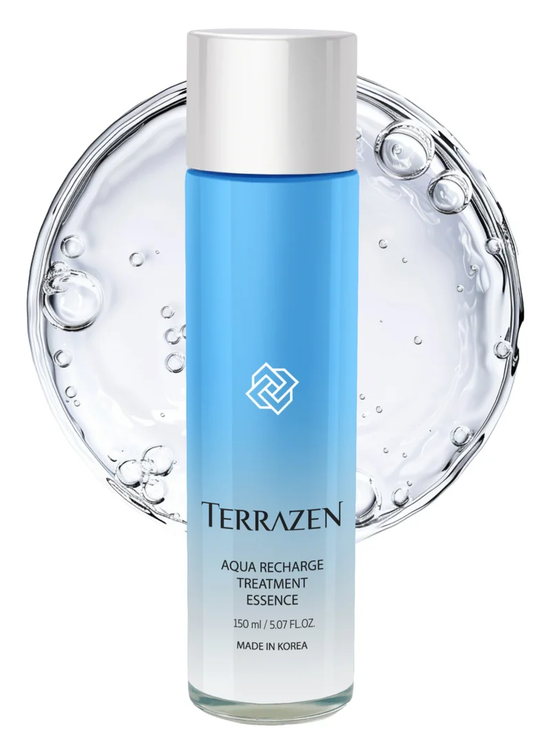 Terrazen Korean AQUA Face Skin Care Deep Moisturizing Nourishing Hydrating Essence - Anti Aging Facial Care Serum - Reduce Wrinkle