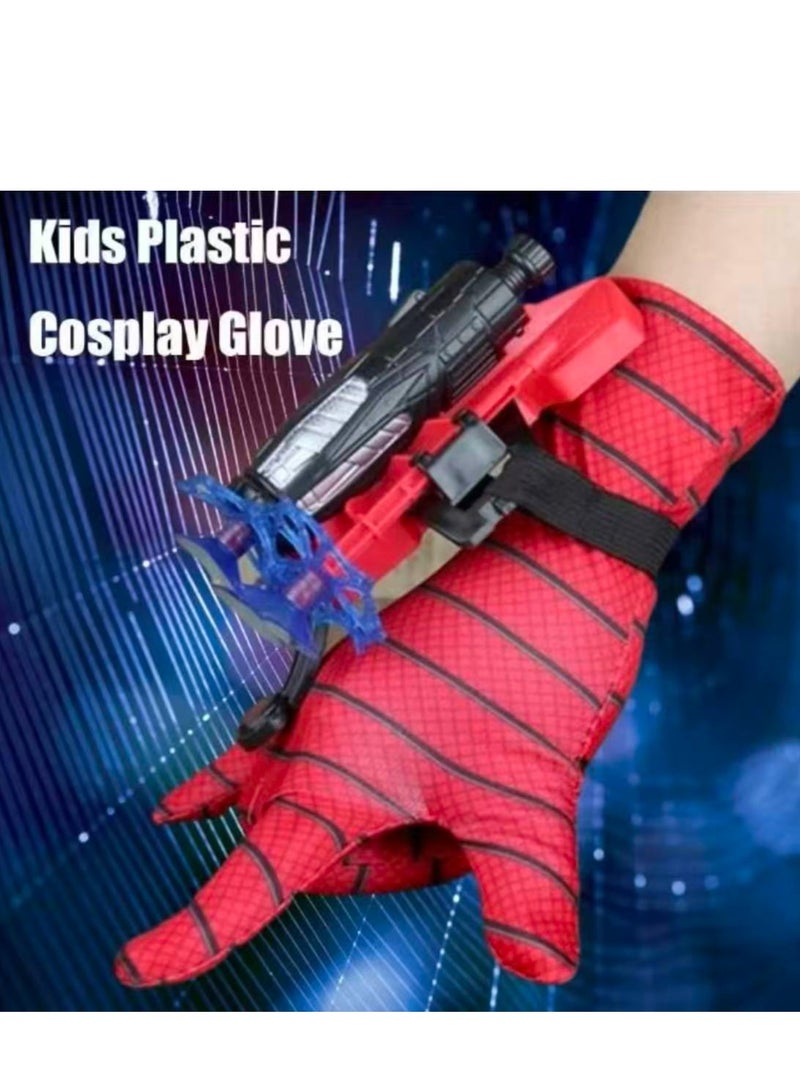 FLYHSO Spider Man Toy Launcher Gloves, Spider Man Launcher Wrist Toy Set,  Superhero Spider Web Shooter Children, Spider Launcher Wrist Toy, Costume Role Playing Hero Prop Gifts - Image 3