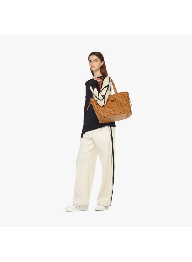 MCM TONI Medium handbag Diagonal tote bag（Brown） - Image 4