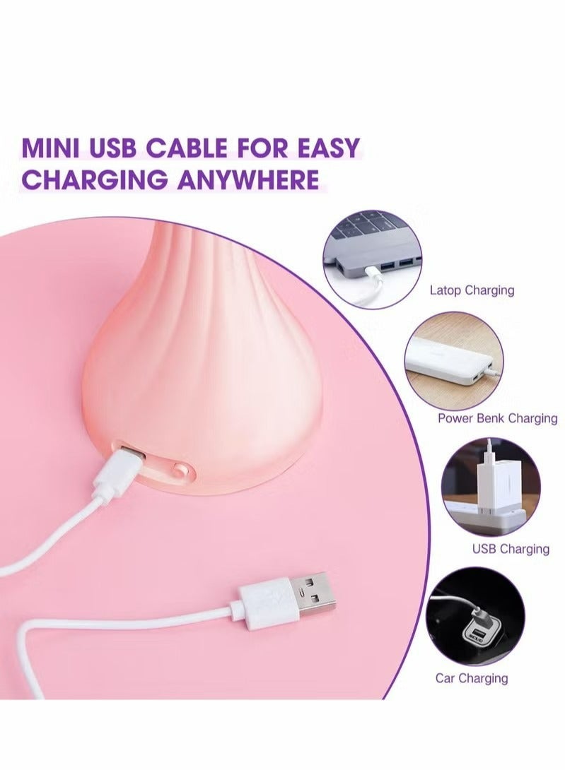 Generic Nail Lamp With Pink Dryer Flash Cure Mini LED Light With Rotatable Gooseneck Extension Gel Curing Lamp For Art DIY  - Image 5