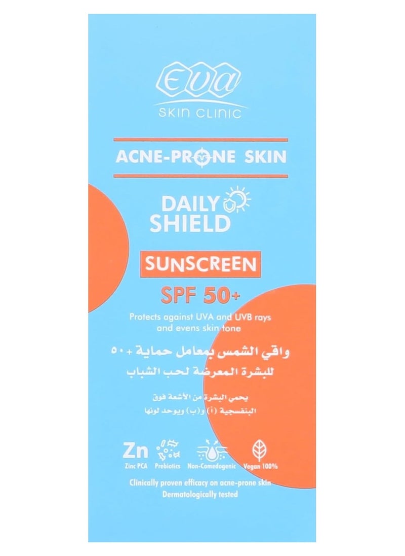 Eva - Acne Prone Skin Daliy Shield Sunscreen SPF50 - Image 1