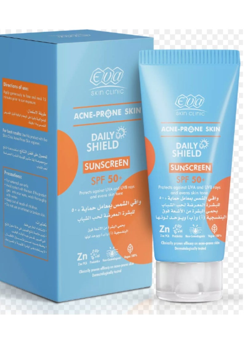 Eva - Acne Prone Skin Daliy Shield Sunscreen SPF50 - Image 1