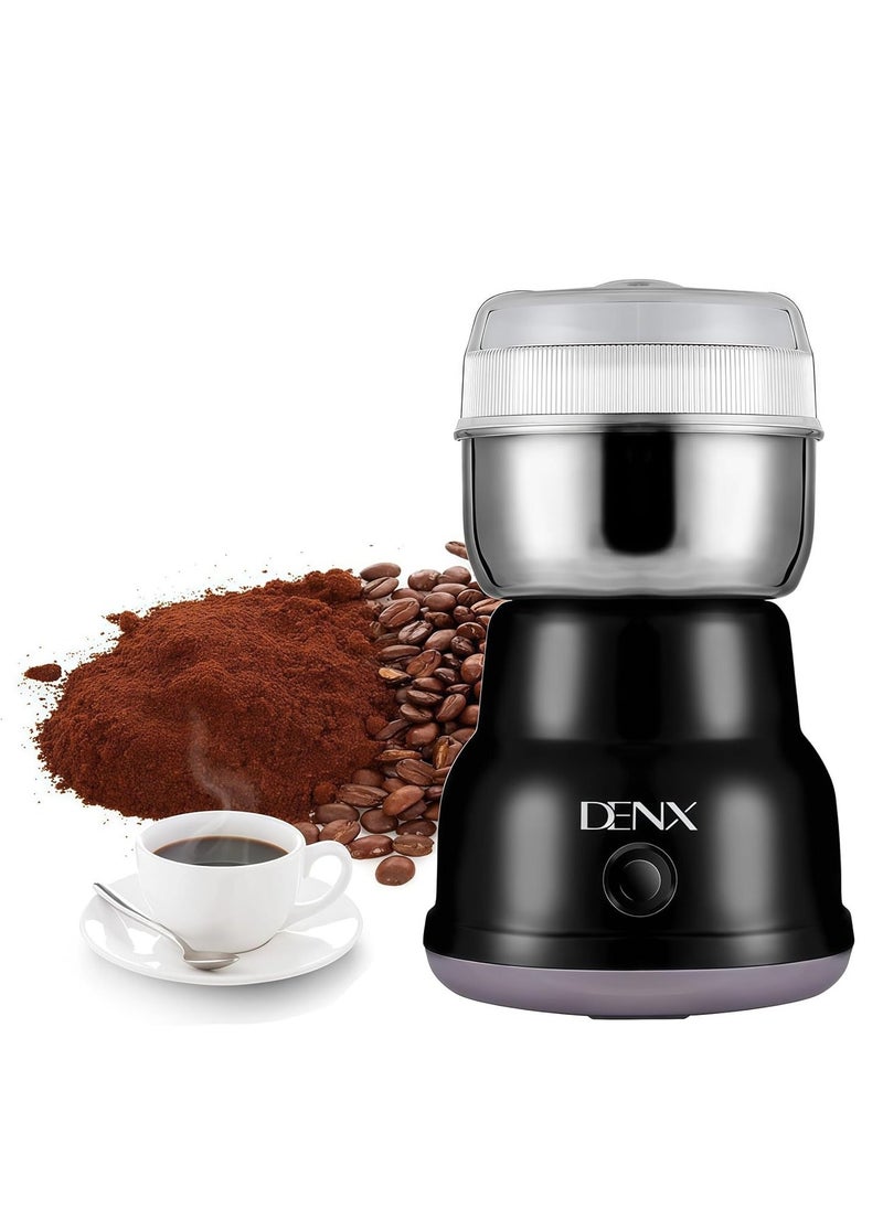 Denx Coffee, Spices And Grain Grinder With A Power Of 150 Watts And A Rotation Speed Of 14,000 Rpm - Image 5