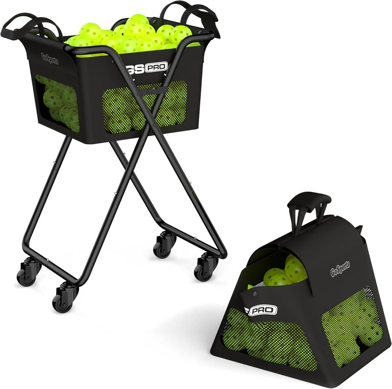 GoSports GoSports Ball Caddy with Wheels  Portable Cart holds 140 Pickleballs or 175 Tennis Balls - Image 1