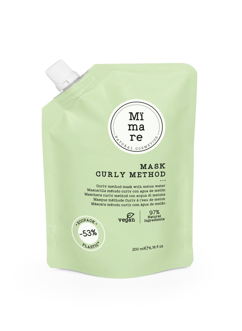  مي ما ري لمستحضرات التجميل الطبيعية  ماسك ميمار للشعر الكيرلي 200 مل