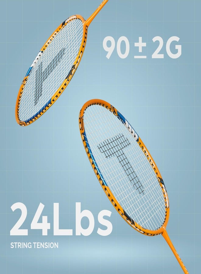 TANSO Astral 1.0 Composite Strung Badminton Racquet with Free Full Racquet Cover (90 Grams, Jointless, High Strength Aluminium Frame, Carbon Fibre Shaft, 24 Lbs Tension) - Image 4