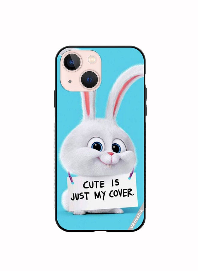 VR CREATIVE Protective Case Cover For Apple iPhone 14 Plus Cute Is Just My Cover Design Multicolour - Image 1