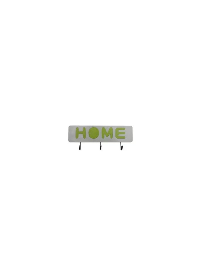 CATANES 1 Pcs Sticky Hanger With 3 Hook- Home Design 21x1.5x8 Cm Multicolour  - Image 1