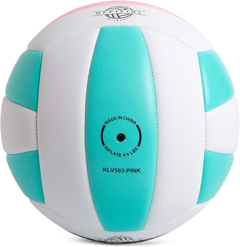 Runleaps Volleyball, Waterproof Indoor Outdoor Volleyball for Beach Game Gym Training (Official Size 5) - Image 3