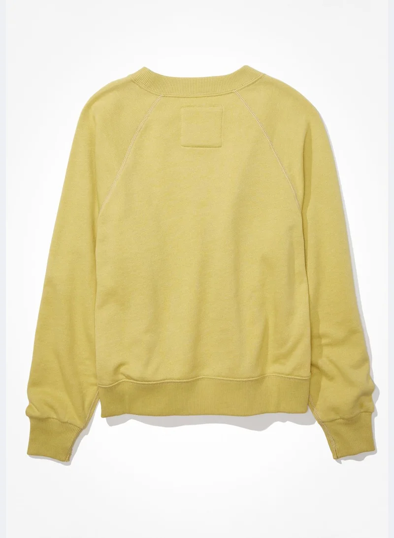 American Eagle Crew Neck Logo Sweatshirt