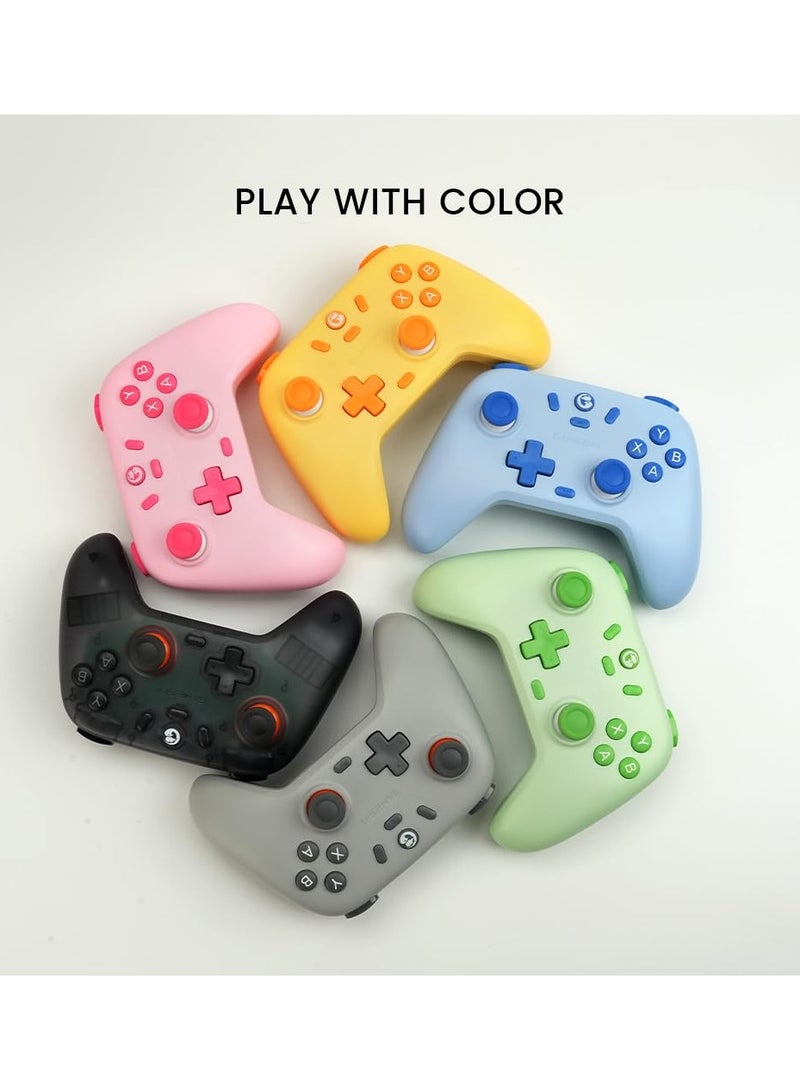 GameSir Nova Lite 2.4g Wireless Controller for Windows PC, iPhone, Android, Switch  Steam Deck, Bluetooth Controller Gamepad with Hall Effect Trigger,Turbo,Rumble Vibration (grey) - Image 5