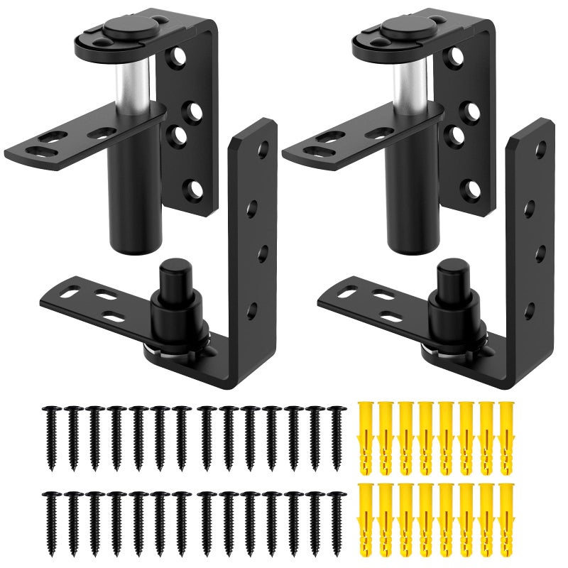 MeBantoo HeavyDuty Self Closing Saloon Door Hinges 304 Stainless Steel SelfReturn Dual Swing Cafe Hinges for Bar Patio Doors 2 Large - Image 2