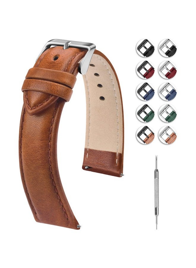 فولموزا أحزمة ساعة بديلة سريعة الفك مقاس 22 مم من Fullmosa متوافقة مع Samsung Galaxy Watch 3 45 مم/Huawei GT3/GT 2 46 مم/Fossil Gen 6/Amazfit GTR 47 مم/One Plus(46 مم)/Noise Colorfit- بني متدرج - Image 1