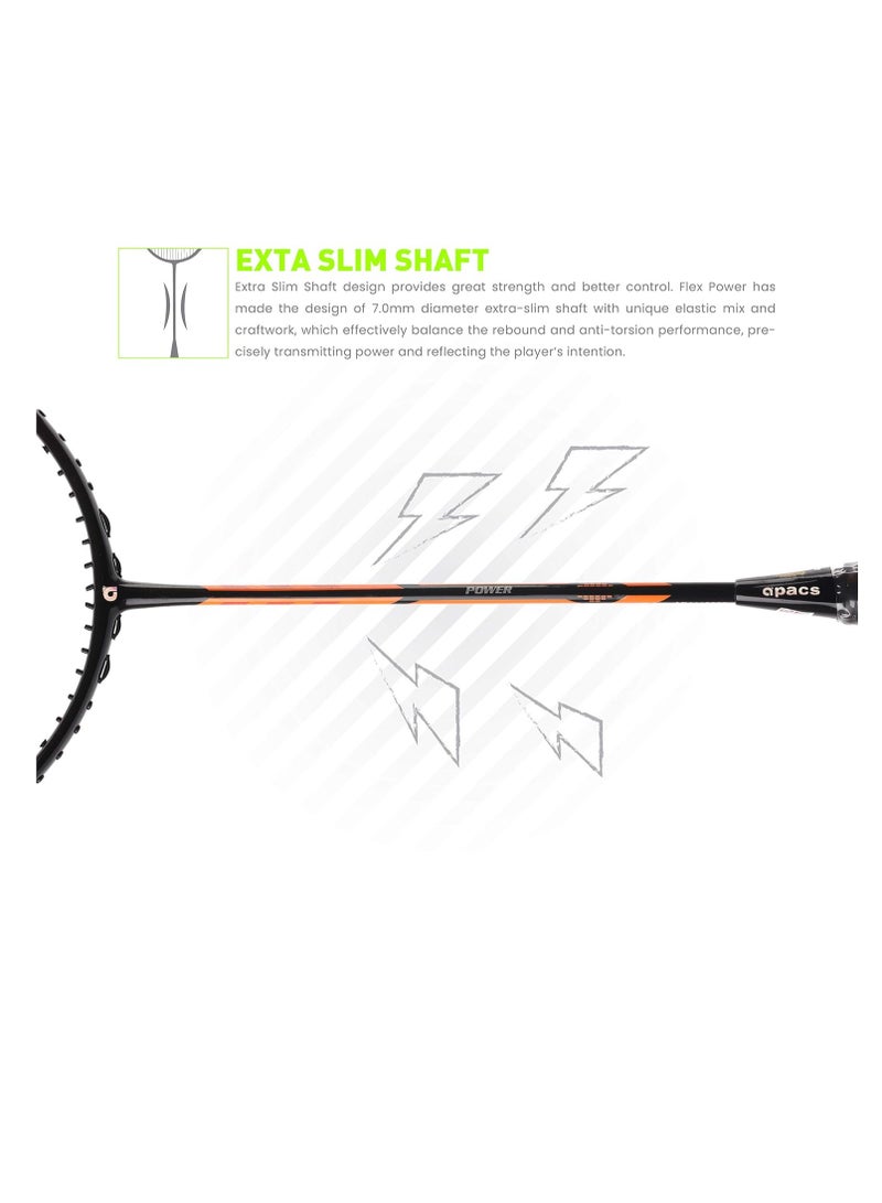 Apacs Dual Power & Speed Unstrung Badminton Racquet – High Tension, Ultra-Optimized Design with Full Cover  - Image 4