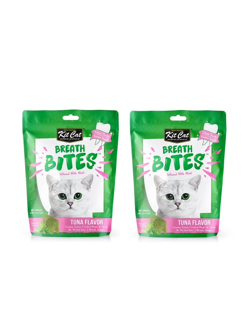 Kit Cat 2pcs Breath Bites Tuna Flavor 60g