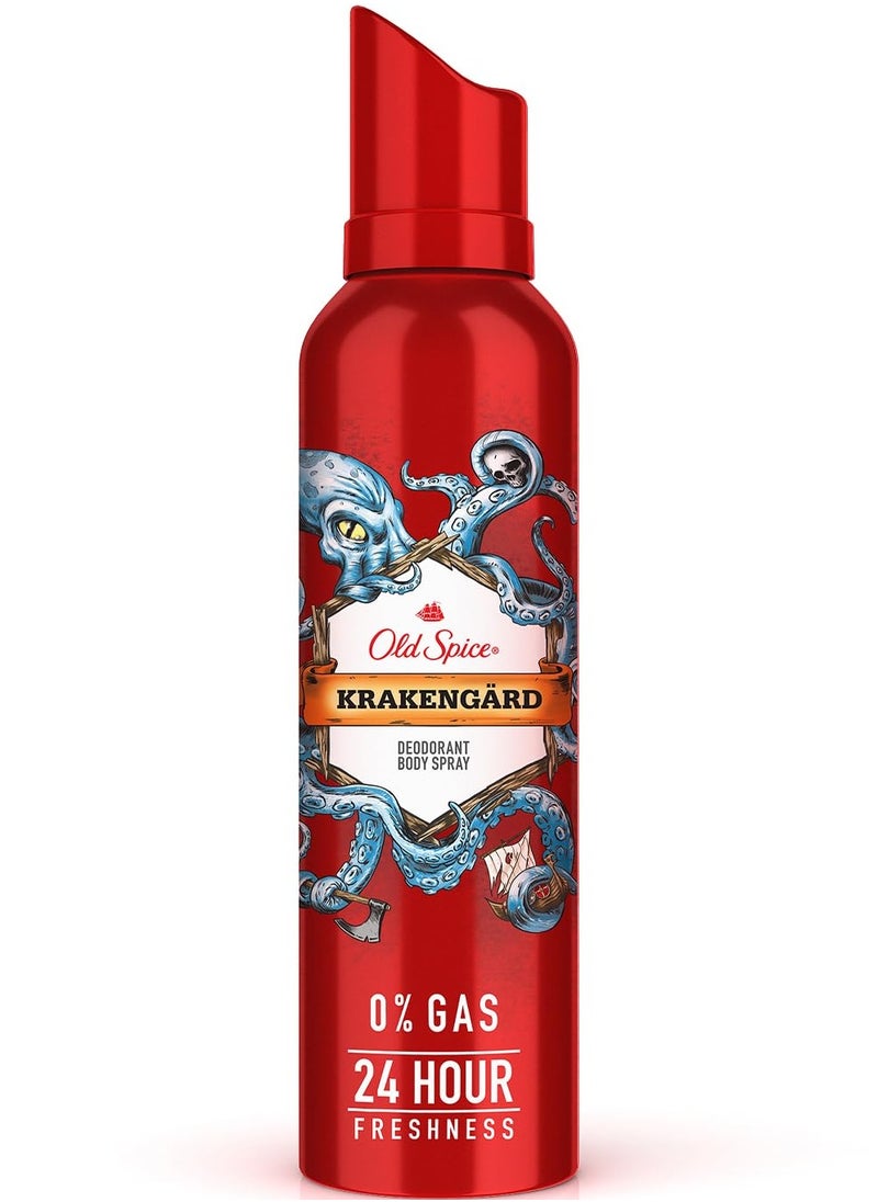 Old Spice Old Spice Kraken Gard Deodorant Body Spray Perfume for Men 140 Ml  - Image 1