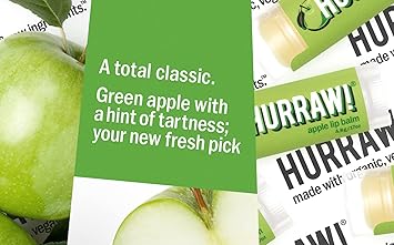 HURRAW Ahiflower Apple Lip Balm - Image 3