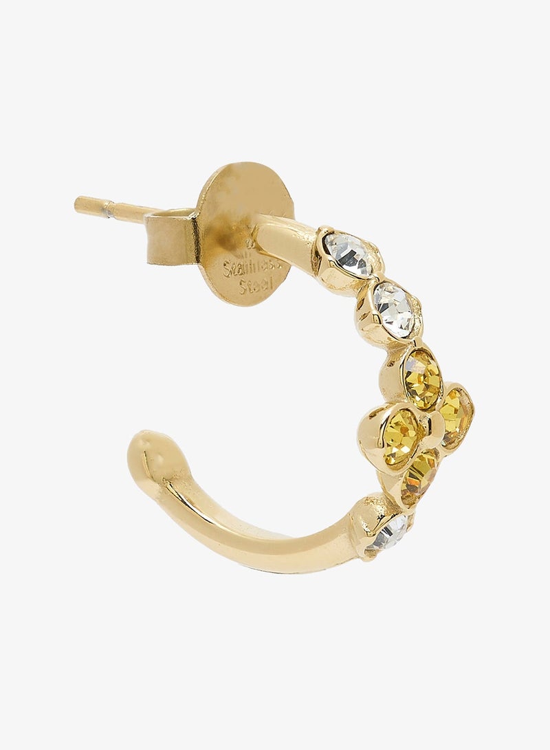 GUESS Crystal Flowers Earrings Set - Image 4