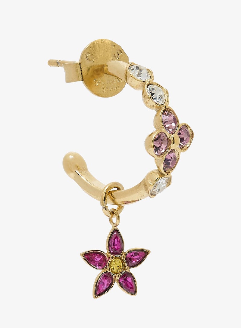 GUESS Crystal Flowers Earrings Set - Image 1