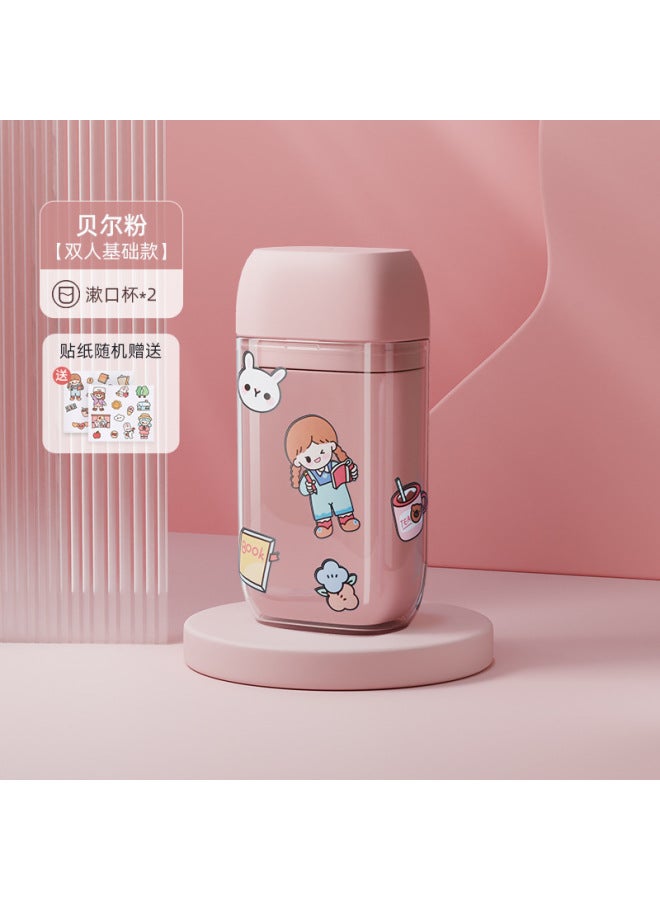 Travel Toiletry Set Red Holiday Gift Souvenir Portable Foldableing Toothpaste Toothbrush Mouthwash Cup Wash Cup