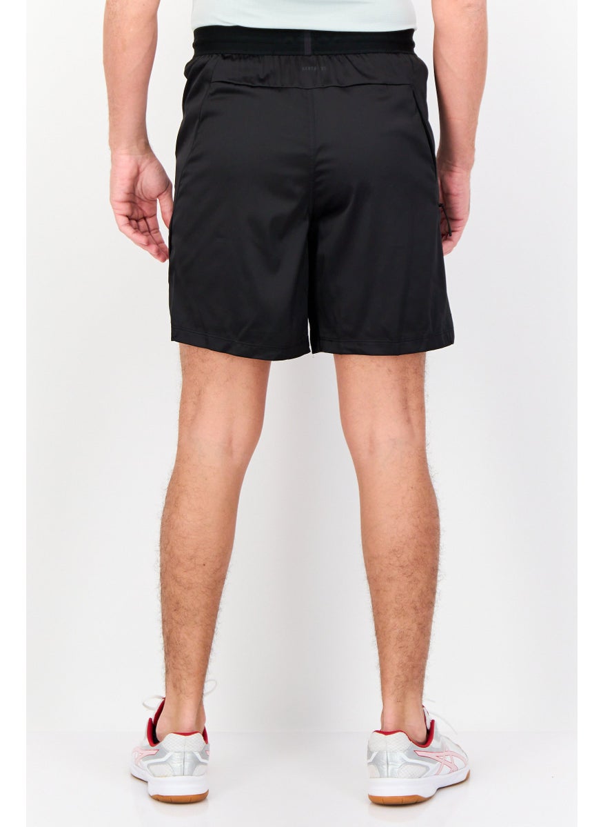 Adidas - Men Regular Fit 7 Inseam Training Shorts, Black - Image 1